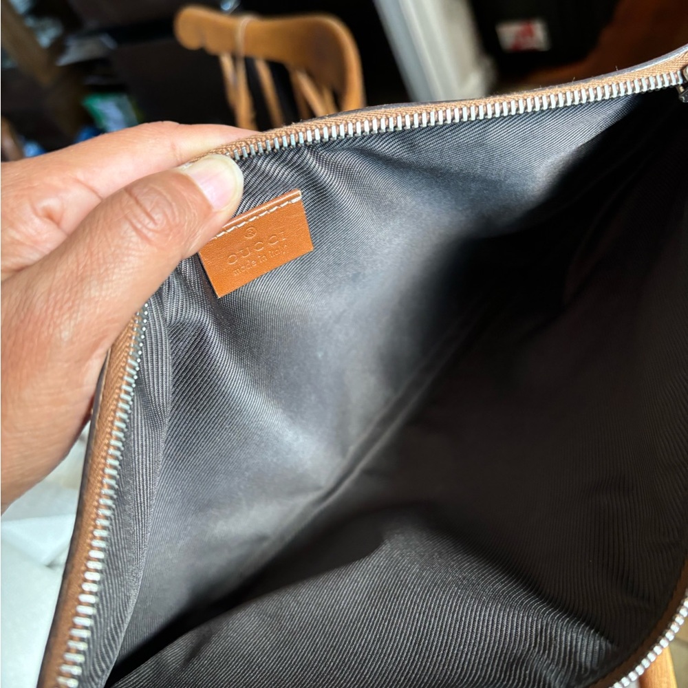 ❤️💲Gucci Red Cosmetic Nylon Large Bag ❤️💲 - Picture 10 of 12